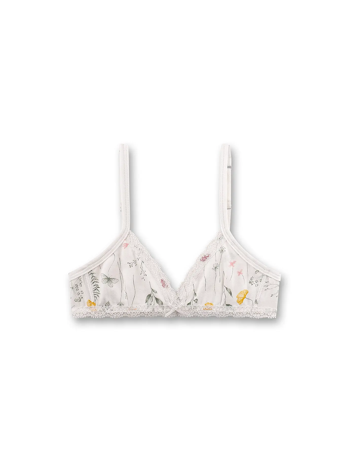 SANETTA | Mädchen Bustier whitepebb | 